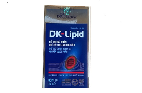 Dk-LIPID  Viên Uống Hỗ Trợ Giảm Mỡ Máu